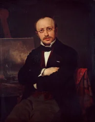 Portrait du peintre Anton Melbye